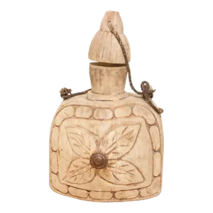 Floral Motif Carved Water Bottle