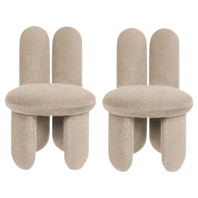 Set of Gentle 223 Glazy Chairs by Royal Stranger For Sale