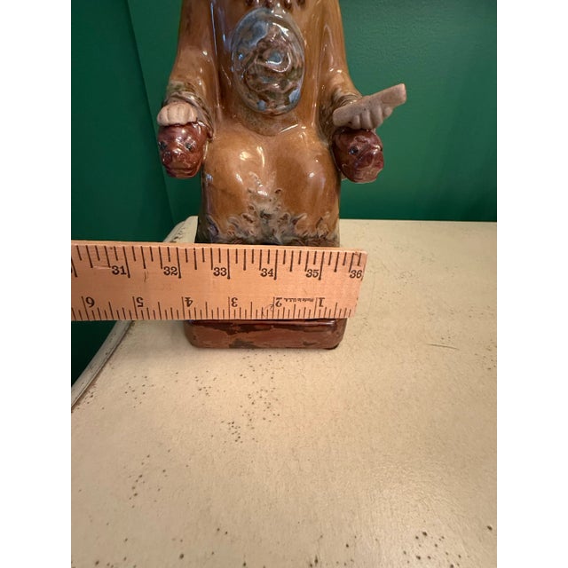 1980s Vintage Chinese Emperor Figurine For Sale - Image 5 of 7