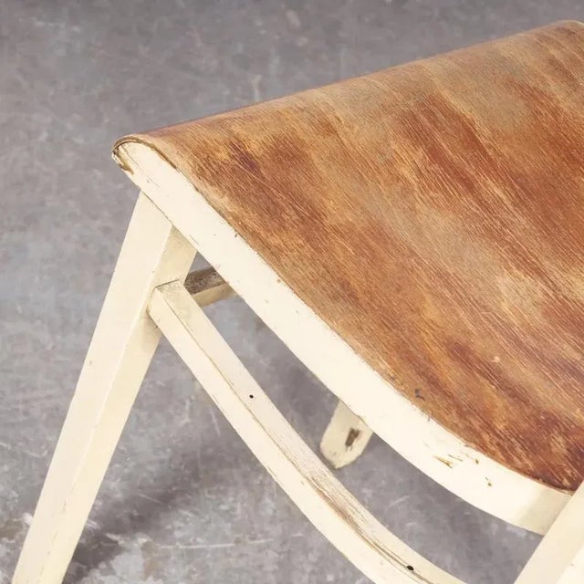 Vintage Bentwood Painted Dining Chair from Thon, 1950s For Sale - Image 6 of 10