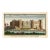 18th Century English Copperplate Architectural Engraving on Hand-Laid Paper, Recently Hand-Colored A For Sale