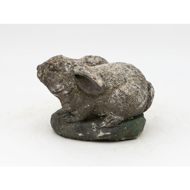 Composite Stone Rabbit or Bunny Garden Ornament, French 20th Century For Sale - Image 4 of 8
