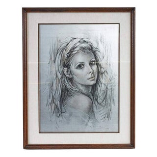 Giuseppe Tarantino, Untitled, 1970s, Lithograph on Plate, Framed For Sale
