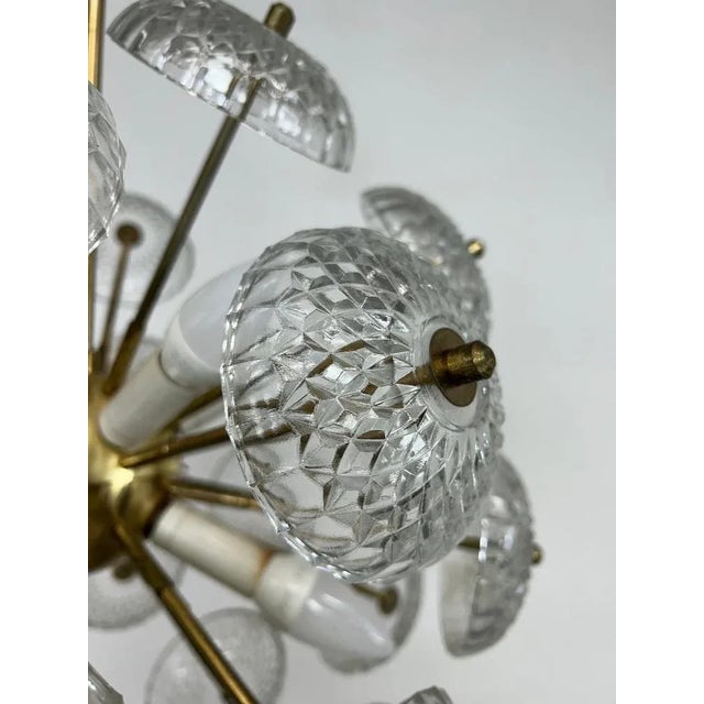 1940s Dandelion Pendant by Kamenický Šenov, 1940s For Sale - Image 5 of 10