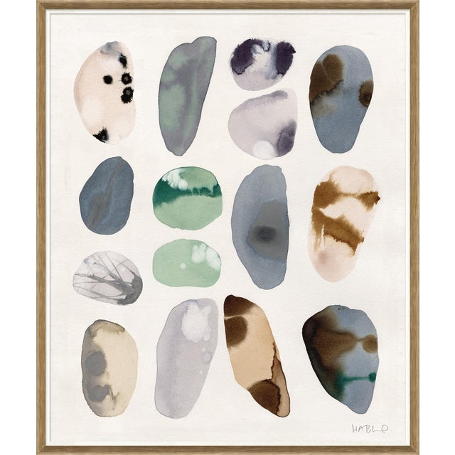 Contemporary Stones I & II Set by Susan Hable For Sale - Image 3 of 4