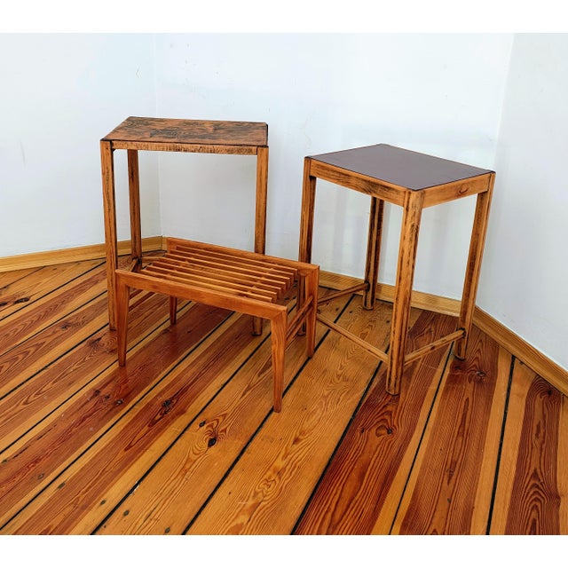 Flowerbed Bench from Thonet, Czechoslovakia, 1960s, Set of 3 For Sale - Image 8 of 15