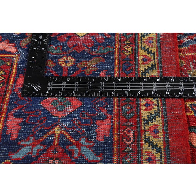 Textile Late 19th Century Persian Mahal Rug, 09'05 X 10'09 For Sale - Image 7 of 10