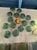 The Murano Green Glass Disc Wall Art Sconce is a stylish and unique piece of home decor that adds a touch of elegance to...