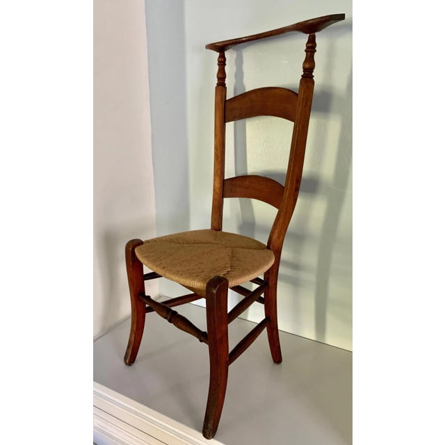 Mid 19th Century French Provincial Prie Dieu Chair For Sale - Image 11 of 13