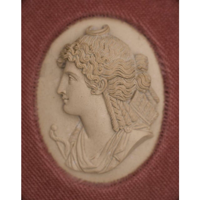 Antique Neoclassicist Italian Cammeo Relief For Sale - Image 4 of 5