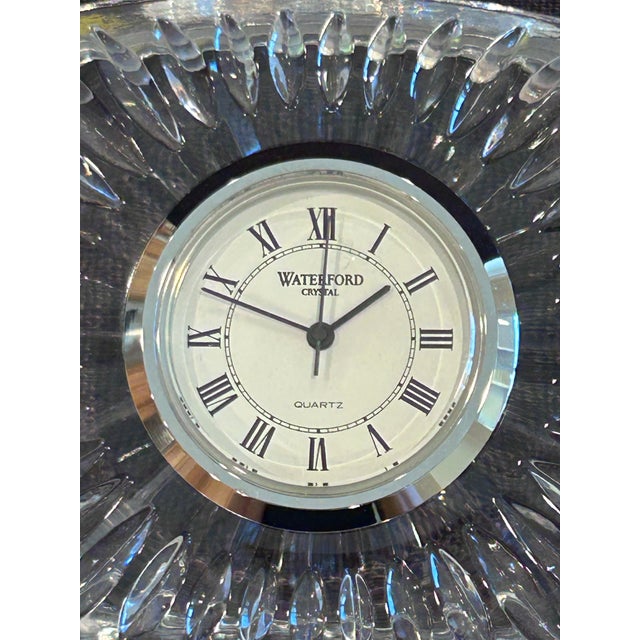 Waterford Crystal Sunburst Clock For Sale In Sacramento - Image 6 of 12