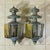 Antique/Vintage Pair of Solid Brass Patina Exterior Wall Lanterns / Sconces For Sale - Image 12 of 18