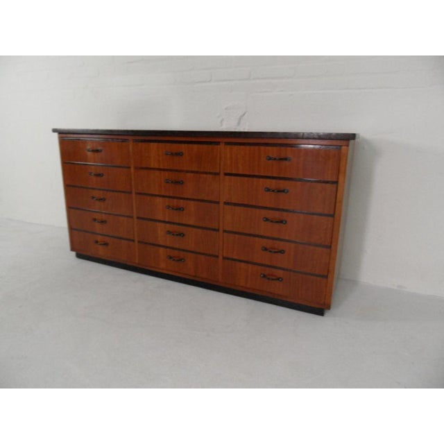 Mid-Century Shop Filing Cabinet with Drawers, 1950s For Sale - Image 10 of 13