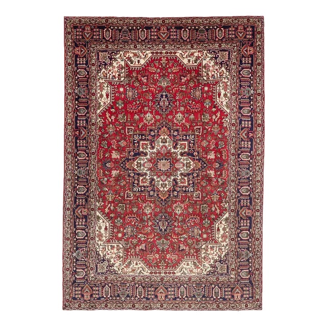 Middle Eastern Hand-Knotted Tabriz Rug For Sale