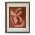 2026 "La Pernacchia" Contemporary Abstract Botanical Painting on Paper by Artist r.k. Red For Sale