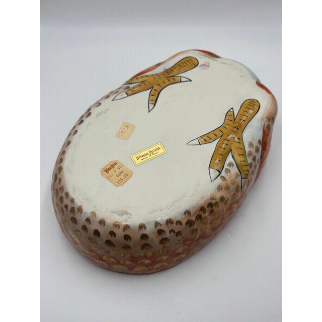 1970s Mottahedeh Large Imari Style Rooster Tureen For Sale - Image 9 of 12