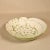 1981 Vintage Green & White Ceramic Fruit-Relief Serving Bowl With Scalloped Rim For Sale - Image 4 of 12
