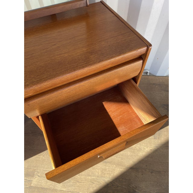 Mid-Century Modern Teak Dressing Table with Mirror by William Lawrence, 1960s For Sale - Image 11 of 18