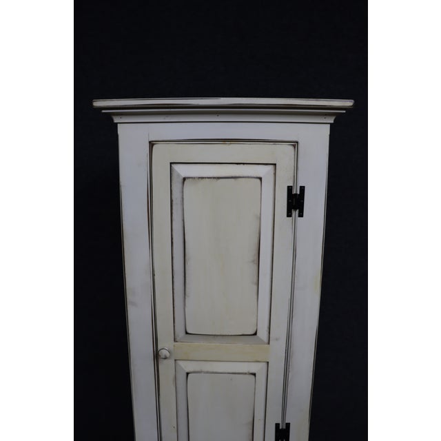Wood Painted Pine Country Chimney Cupboard For Sale - Image 7 of 9