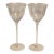 Mikasa Starburst Water Goblets - Set of 2 For Sale