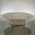 1970s Italian Tessellated Stone and Brass Inlay Oval Coffee Table For Sale - Image 5 of 13
