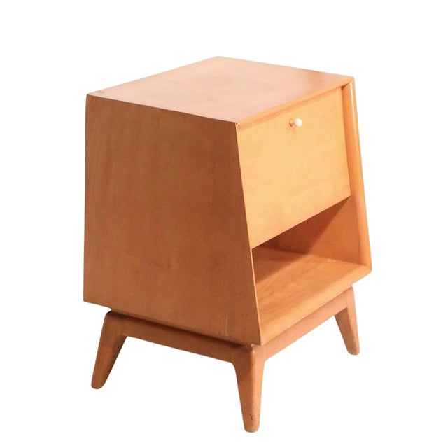 Heywood-Wakefield Mid Century Heywood Wakefield Encore Nightstand M 1508 C. 1955-56 For Sale - Image 4 of 15