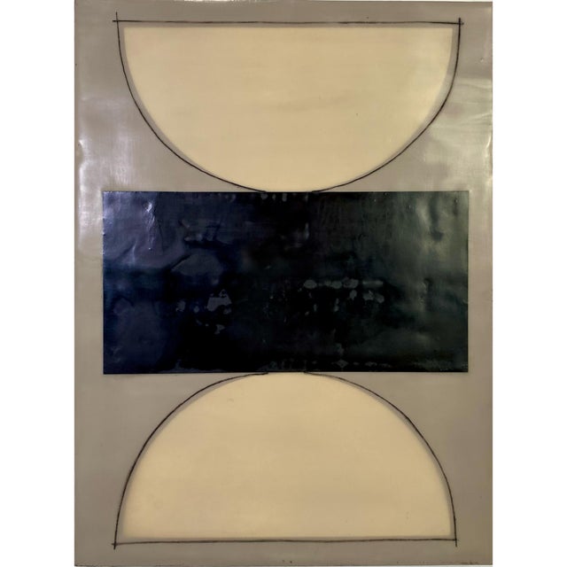 Encaustic Mixed Media Installation by Gina Cochran - "Elements" - 9 Panels For Sale - Image 10 of 11