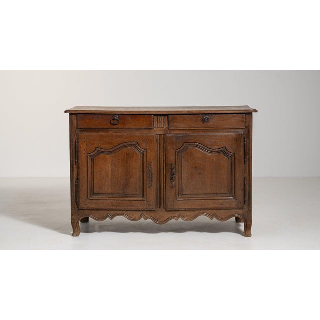 Wood Early 19th Century France Louis XV Brown Wood Storage Cabinets & Cupboards For Sale - Image 7 of 11