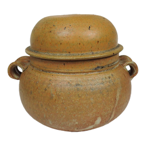 Mid 20th Century Studio Pottery Covered Jar