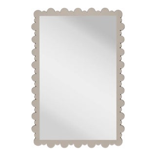 Fleur Home Garden District Valmont Rectangle Mirror in Elephant's Breath, 28.5x38.5 For Sale