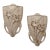 Art Deco English Pottery Arthur Wood Wall Pockets, a Pair For Sale