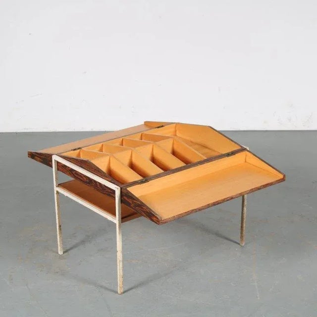 Coen de Vries Dutch Sewing Table by Coen De Vries for Everest, 1950s For Sale - Image 4 of 11