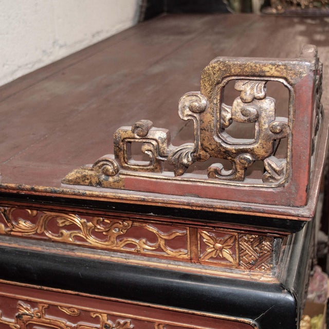 Antique Parcel Gilt Altar Table For Sale - Image 12 of 15