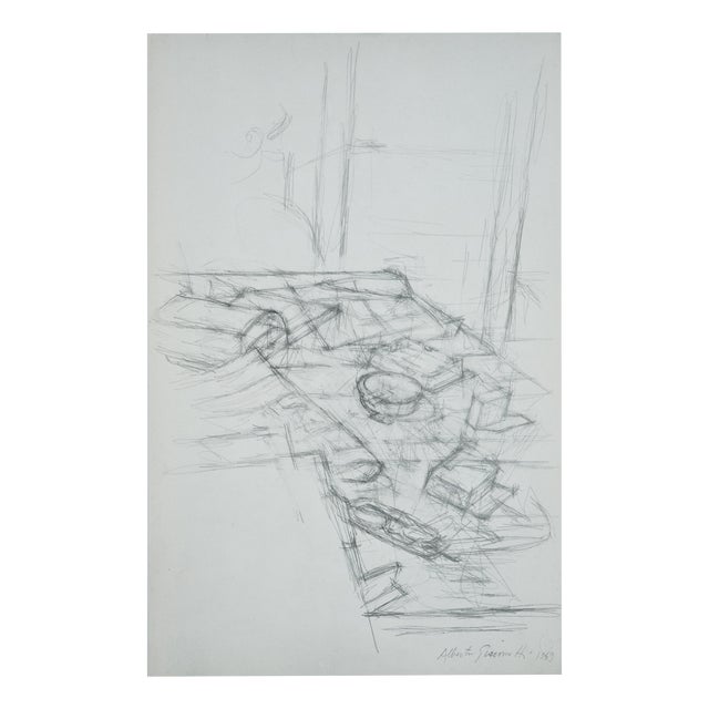 Alberto Giacometti, Still Life, 1963, Original Lithograph For Sale