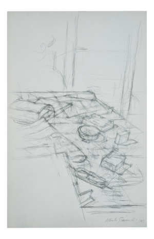 Alberto Giacometti, Still Life, 1963, Original Lithograph