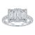 Natural 18k Gold Diamond Halo Cocktail Ring, 1.55ct For Sale