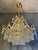 Metal Vintage Crystal Chandelier, 1930s For Sale - Image 7 of 9