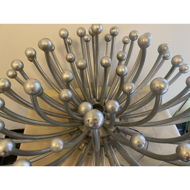 Silver Mid-Century Pistillo Ceiling Lamp by Studio Tetrarch for Valenti Luce For Sale - Image 8 of 18