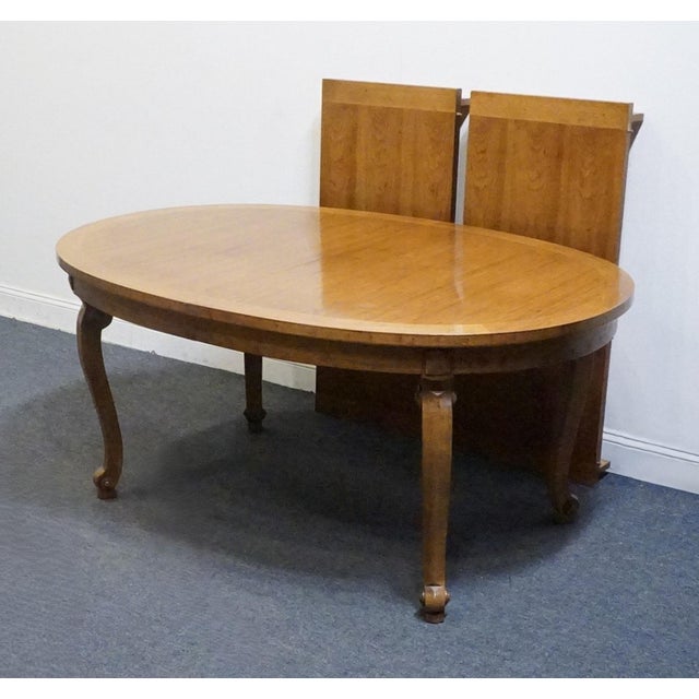 Brown Thomasville Furniture Legendary Collection Spanish Mediterranean Style 104" Oval Dining Table 3721-752 For Sale - Image 8 of 10