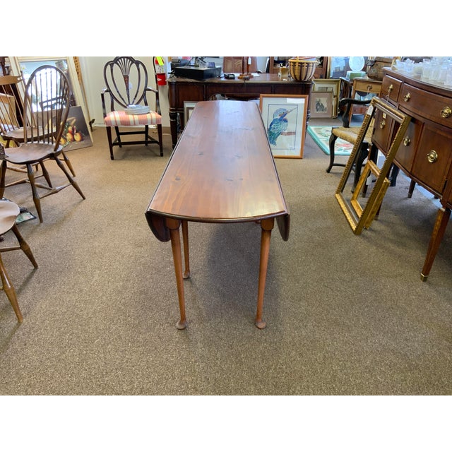 20th Century Harvest Table Reproduction of Antique For Sale - Image 9 of 9