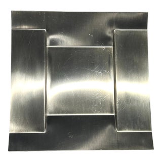 Vintage Alessi Stainless Steel Platter For Sale