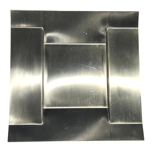 Vintage Alessi Stainless Steel Platter For Sale