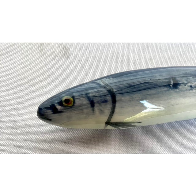 Ceramic Vintage Jay Willfred for Andrea by Sadek Ceramic Sardine Knife Rests - Set of 4 For Sale - Image 7 of 12