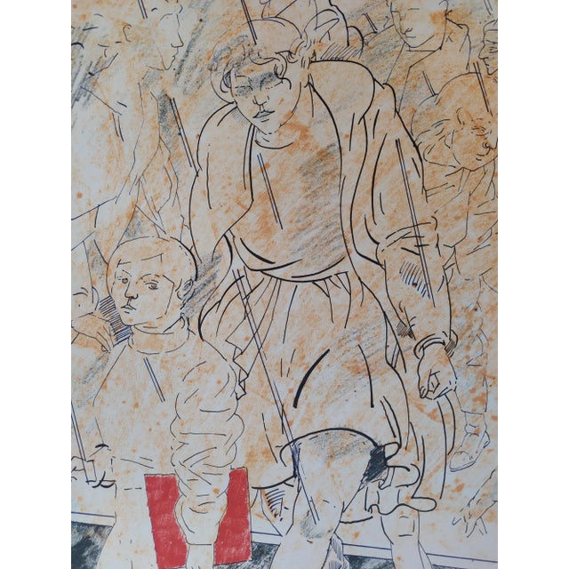 Untitled Lithograph by Francesc Artigau, 1989 For Sale - Image 3 of 7