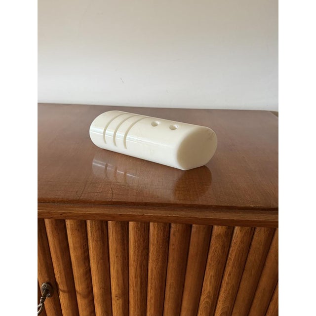 White Quartz Desk Organizer, Italy, 1980s, in Flawless conditions. Designed 1970 to 1979