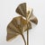 Metal Italian Brass Ginkgo Table Lamp, 2000 For Sale - Image 7 of 10