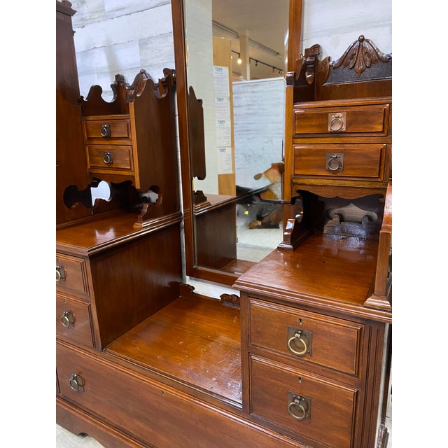 Late 19th Century Antique Victorian Vanity Dresser For Sale - Image 5 of 11