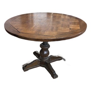 Early 20th Century Adjustable Height Oak Table For Sale