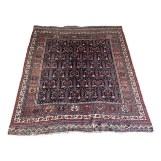 Seraband Rug with Geometric Boteh Motif, 1800s For Sale