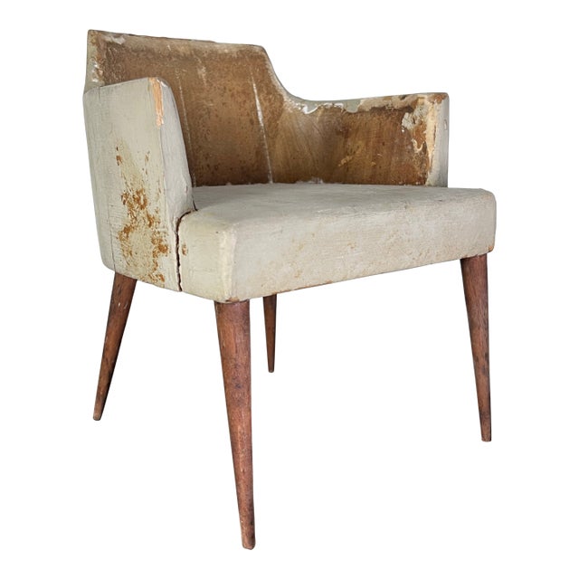 Vintage Mid-Century Modern Chair Sculpture or Architectural Maquette For Sale